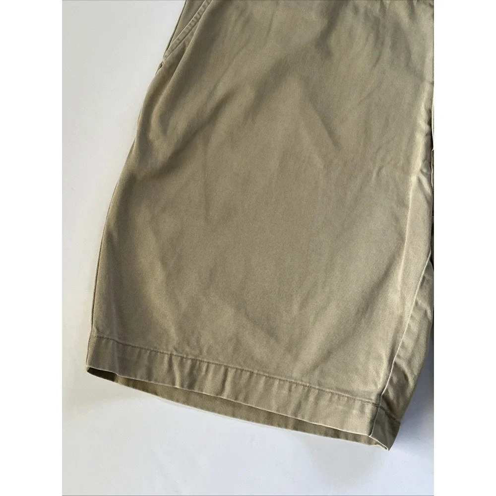 Polo Ralph Lauren Shorts Size 35 Khaki Cotton Prospect Classic Chino Golf Summer
